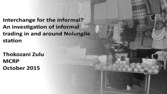 1,7  ,7 bil  illion people work in  in the in  informal economy Contribution of informal economy to