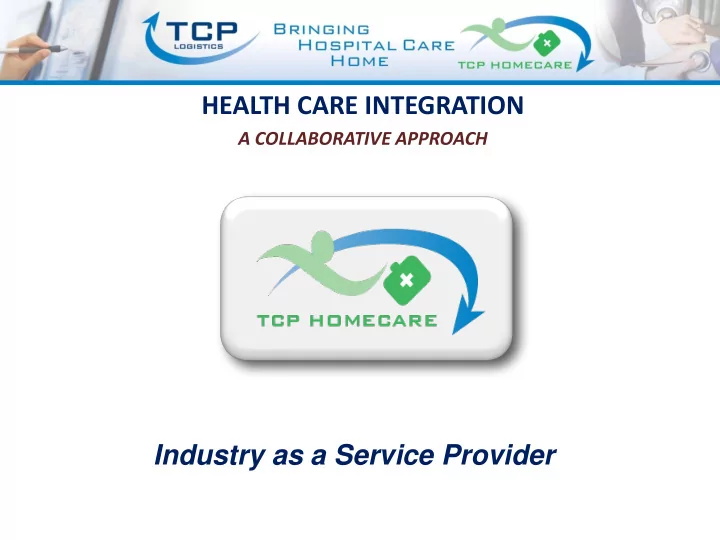 health care integration