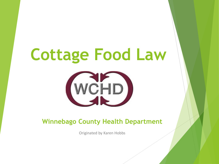 cottage food law