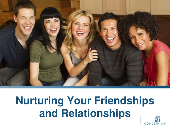 and relationships concern employee assistance program