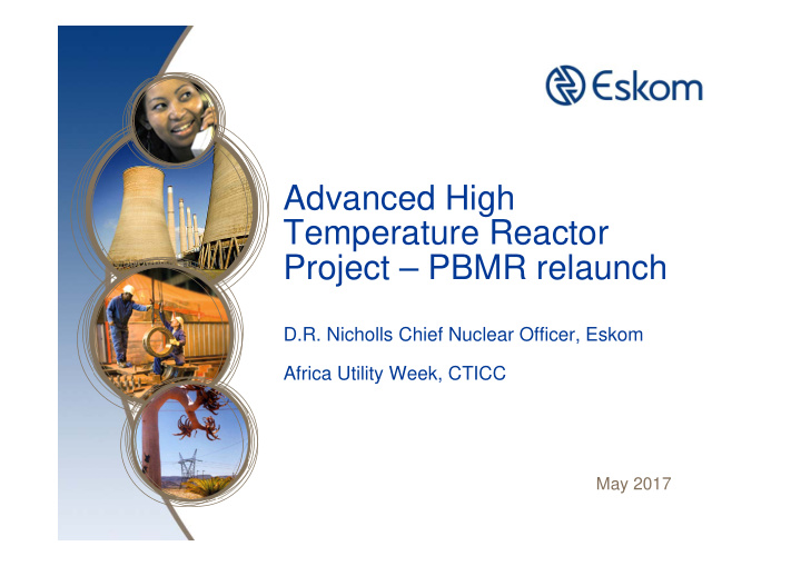 advanced high temperature reactor project pbmr relaunch