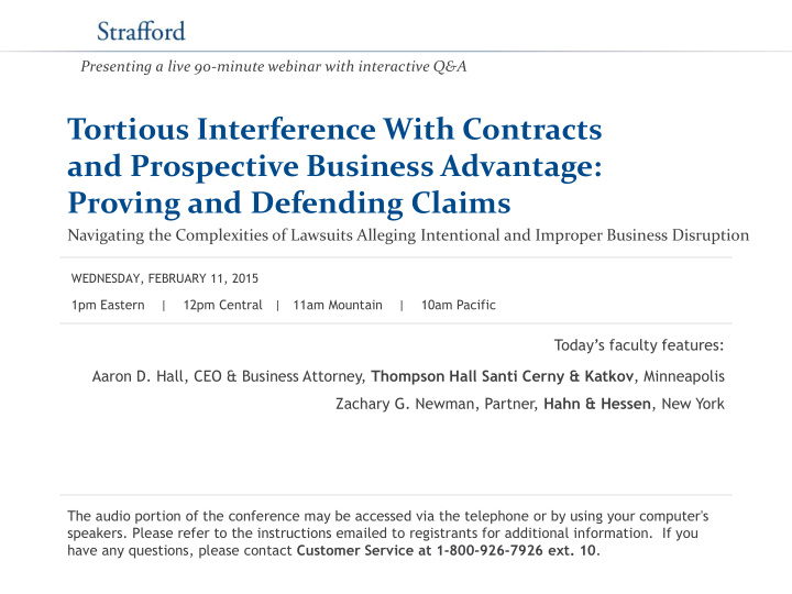 tortious interference with contracts and prospective