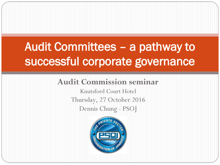 audit committees a pathway to successful corporate