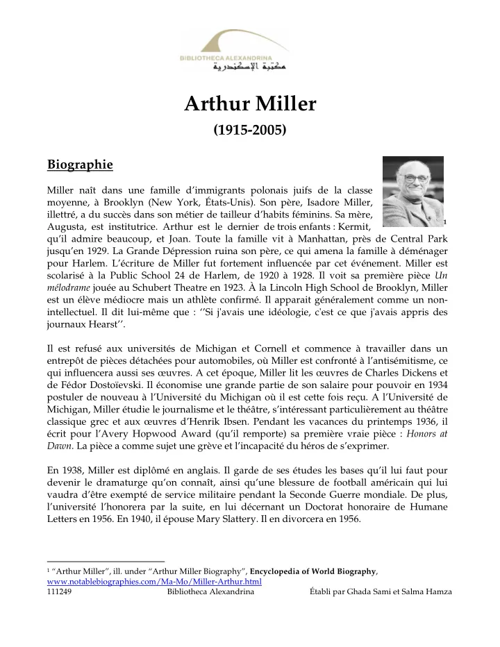 arthur miller