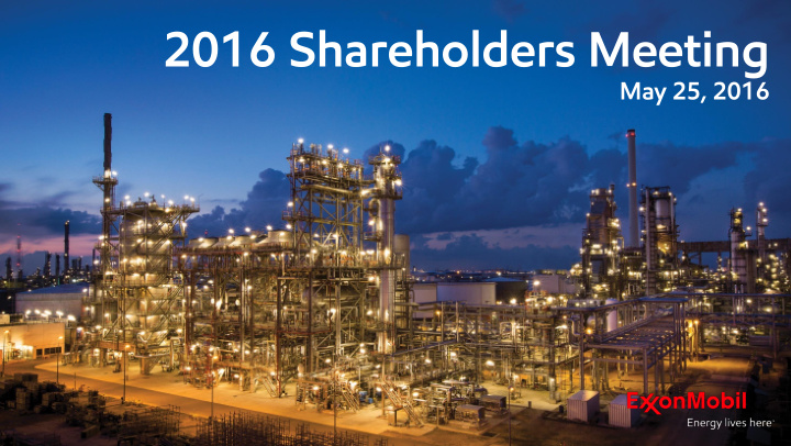 2016 shareholders meeting