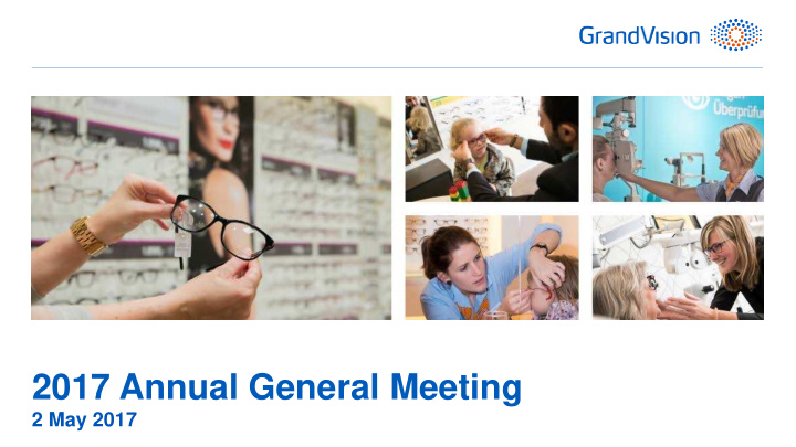 2017 annual general meeting