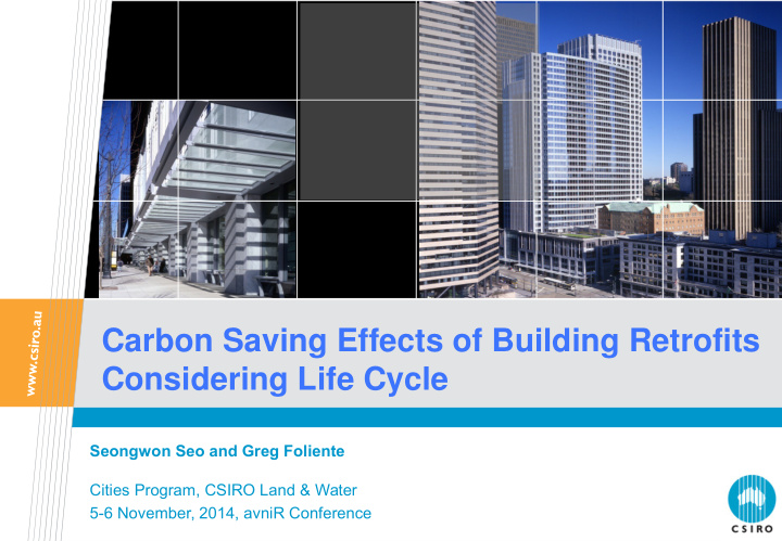 carbon saving effects of building retrofits considering
