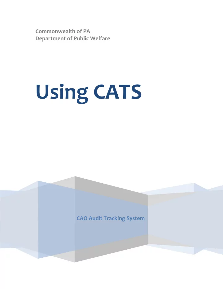 using cats