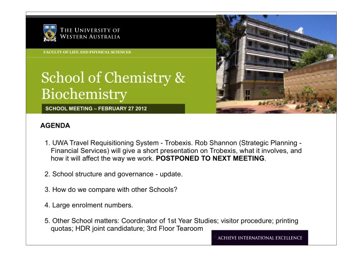 school of chemistry biochemistry