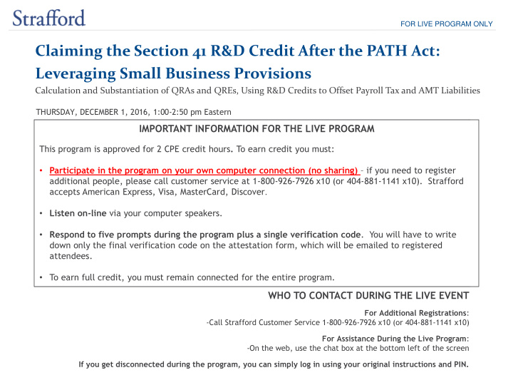 claiming the section 41 r d credit after the path act