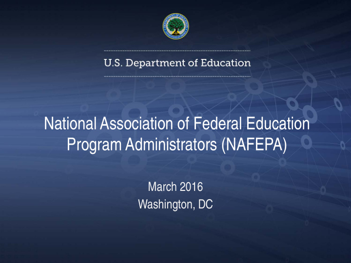 national association of federal education program