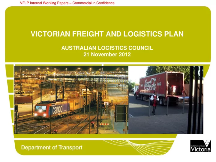vflp internal working papers commercial in confidence