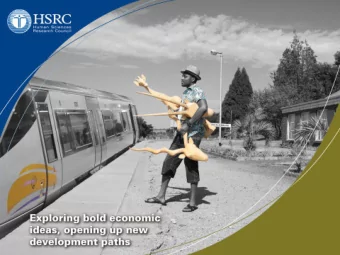 Public Employment Programmes:  Framing the Context HSRC  EPD SEMINAR  SHIRIN MOTALA; SENIOR