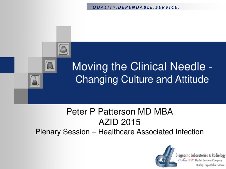 moving the clinical needle