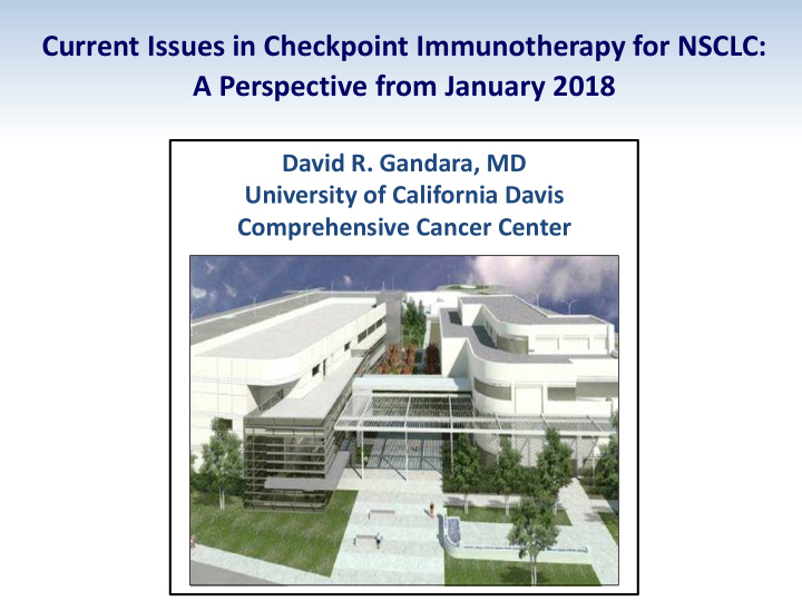 current issues in checkpoint immunotherapy for nsclc a