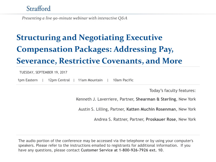 structuring and negotiating executive compensation