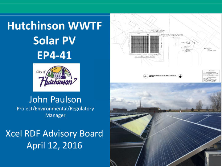 hutchinson wwtf solar pv ep4 41 john paulson project
