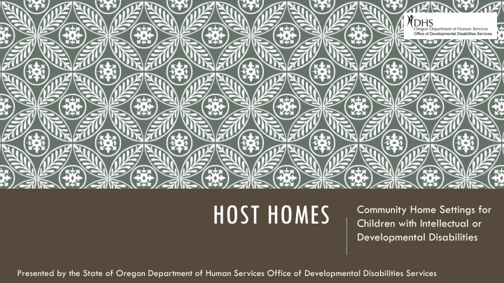 host homes