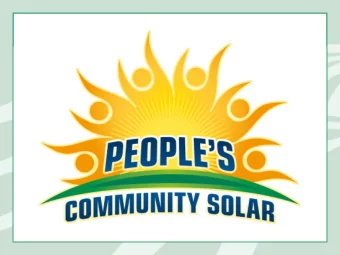 The Concept  What is Community Solar  Community solar is a centrally-located,  shared renewable