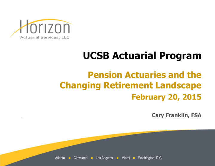 ucsb actuarial program