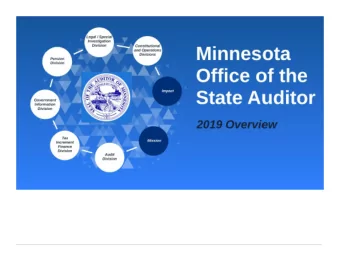 Actions $20 Billion The Office of the State Auditor (OSA) generally oversees over $20 billion in