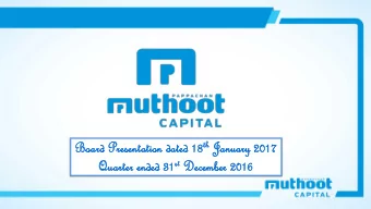 st Dece ded 31 st  Quarter  rter ended  cember  mber 2016  16  . In Crores  Quarter Ended