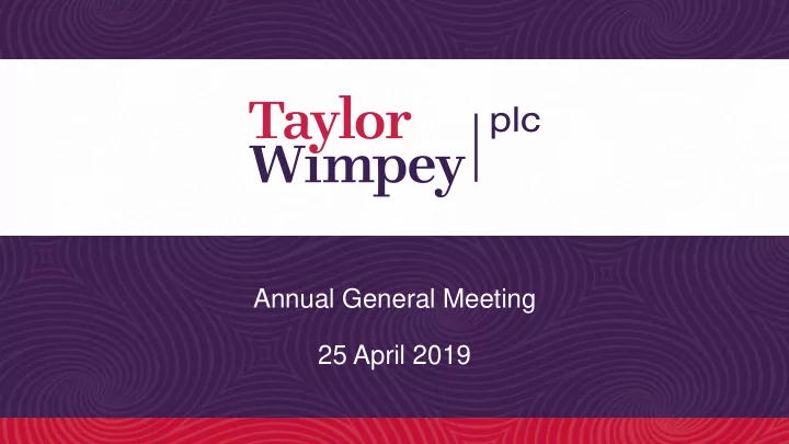 annual general meeting