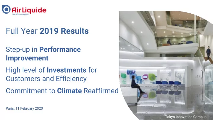 full year 2019 results