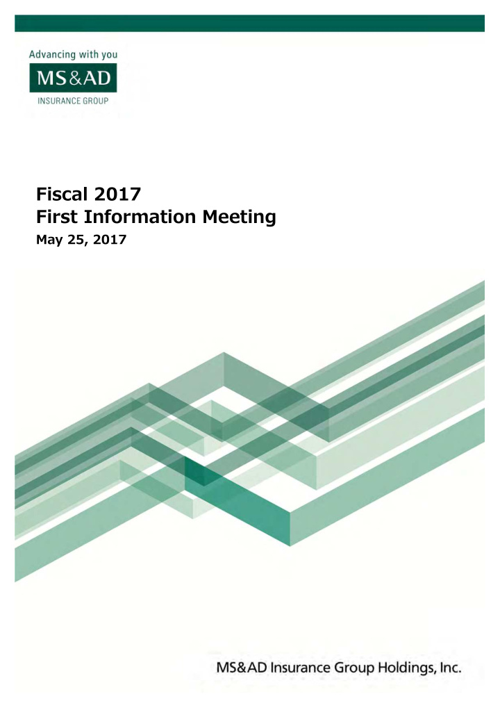 fiscal 2017 first information meeting