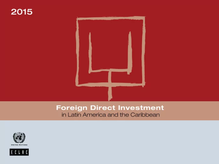 global fdi flows were down by 7 in 2014 compared to 2013