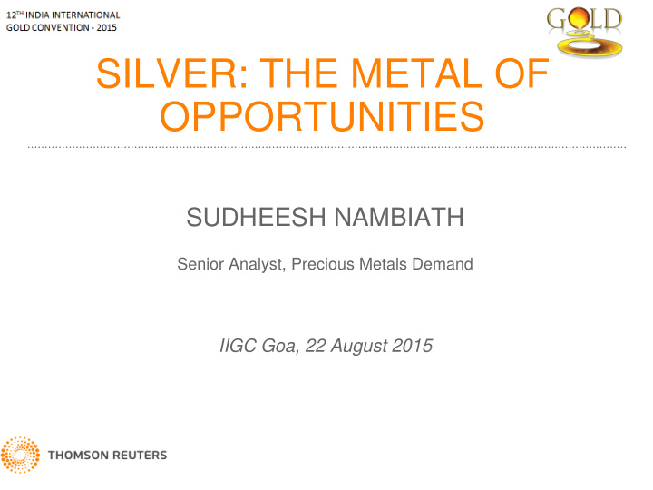 silver the metal of