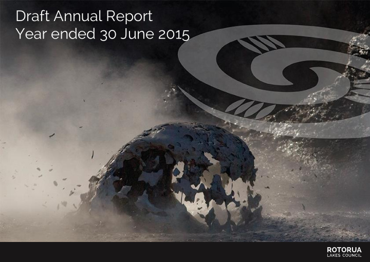 draft annual report year ended 30 june 2015 operating