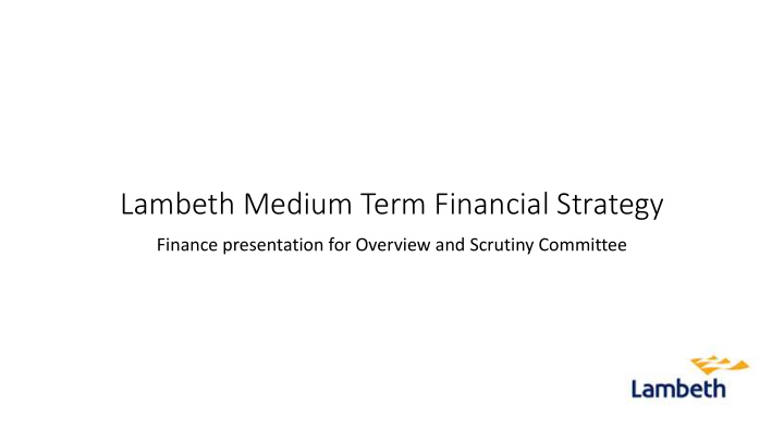 lambeth medium term financial strategy