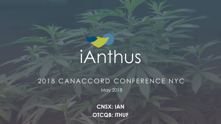 2018 canaccord conference ny c