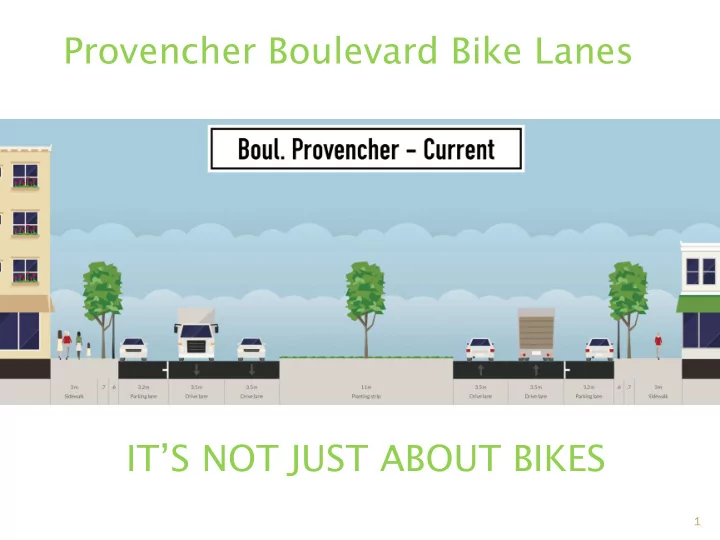 provencher boulevard bike lanes