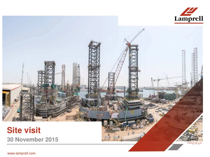site visit