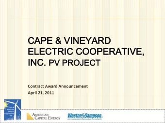 CA  CAPE  PE &amp; V  &amp; VINE  NEYA  YARD  RD  EL  ELEC  ECTR  TRIC  C CO  COOP  OPER  ERAT