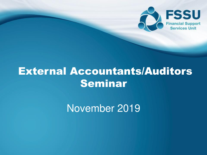external accountants auditors seminar november 2019 agenda