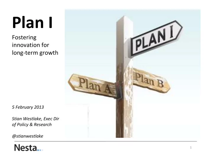 plan i