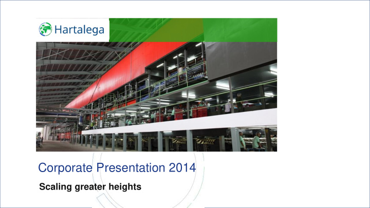 corporate presentation 2014