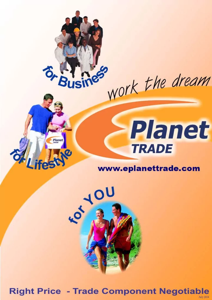 p1 of 41 6 july 2004 e planet trade membership will bring