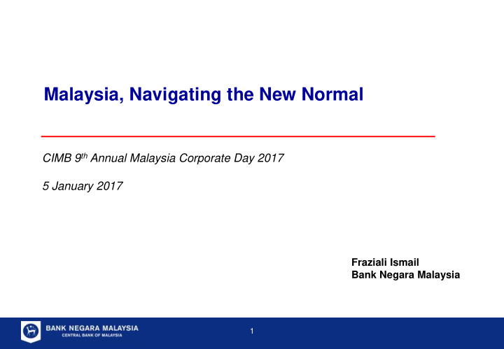 malaysia navigating the new normal