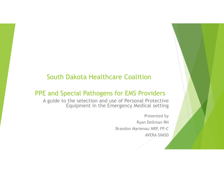 south dakota healthcare coalition