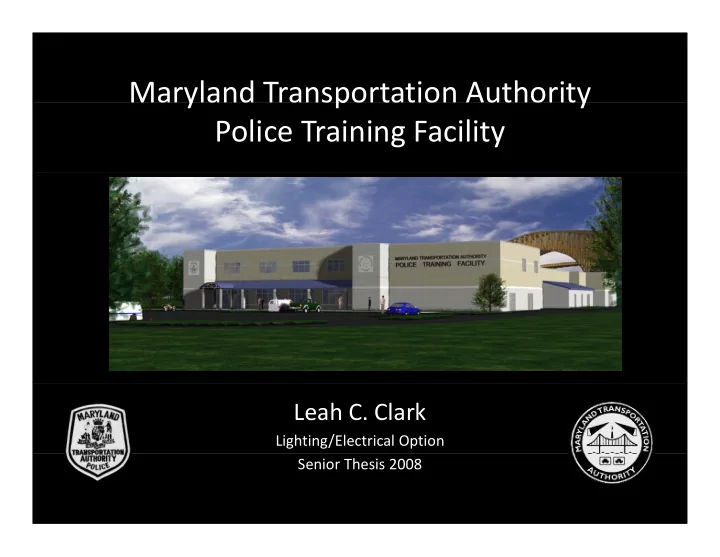 maryland transportation authority y p y police training