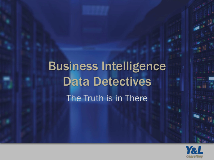 business intelligence data detectives