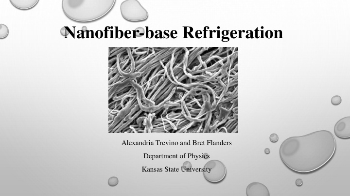 nanofiber base refrigeration
