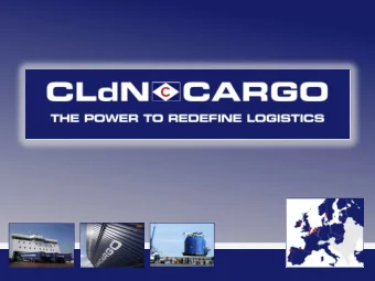 Bulk  C.RO  CLdN  CLdN ro-  ro SA  Ports  CARGO  shipping  - 25 owned vessels  - 10 Ro-Ro terminals