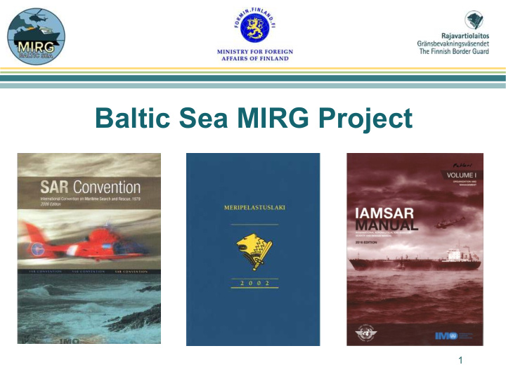 baltic sea mirg project