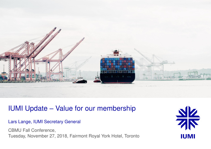 iumi update value for our membership