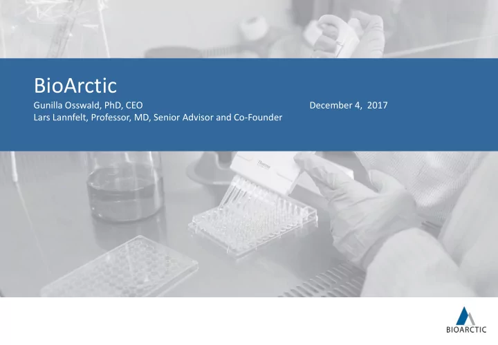 bioarctic